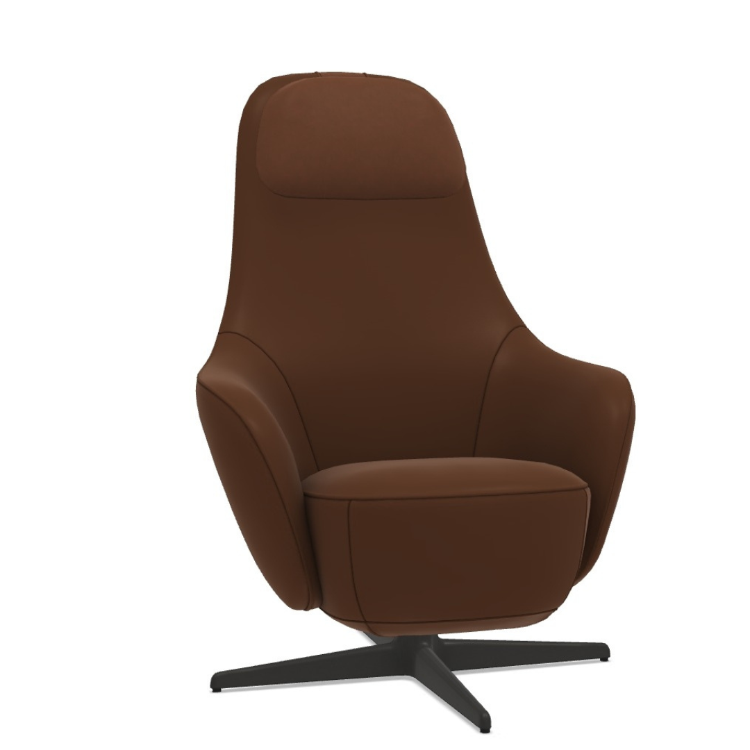 Harbor Laidback Swivel Armchair