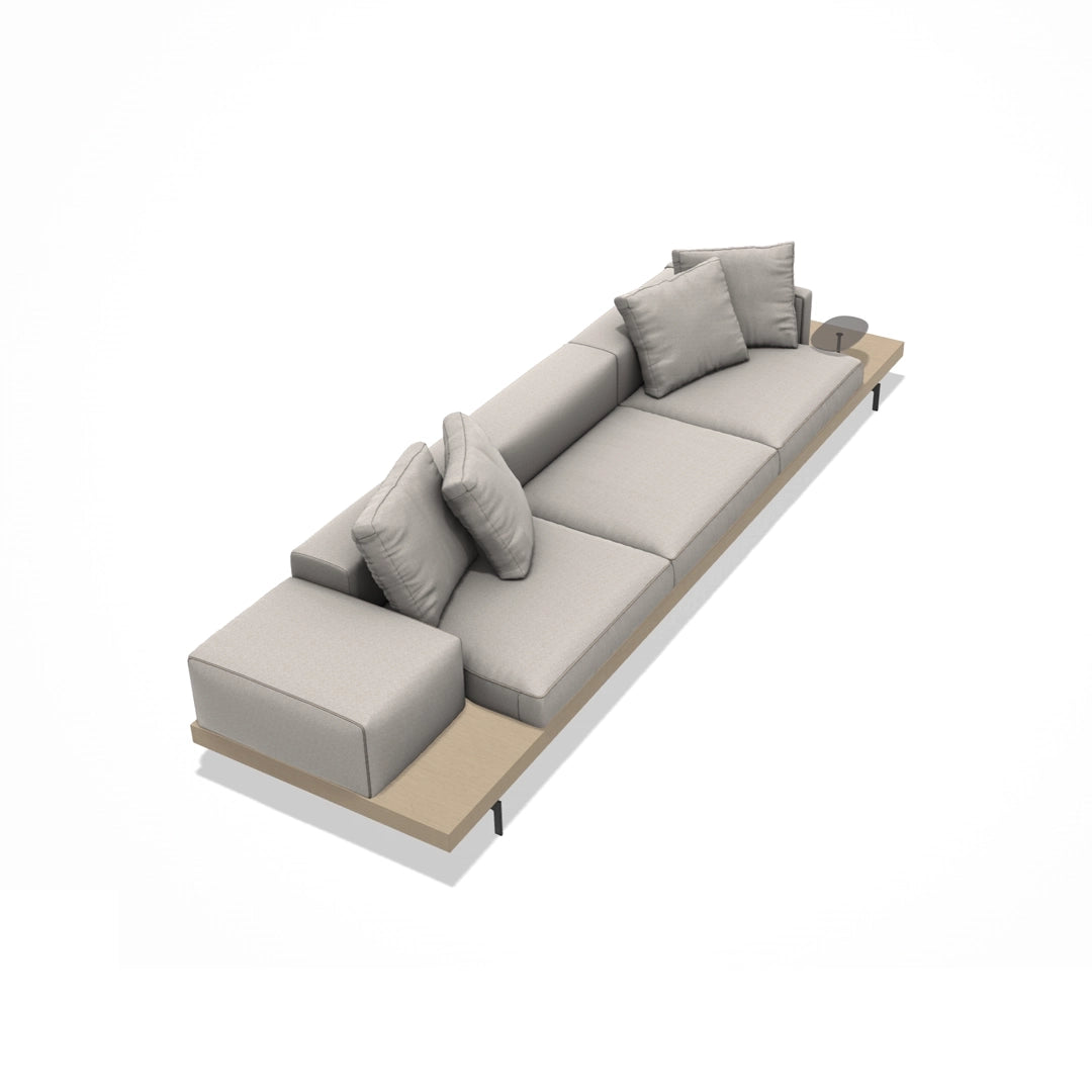 Dock Right Sofa with Back Cushions