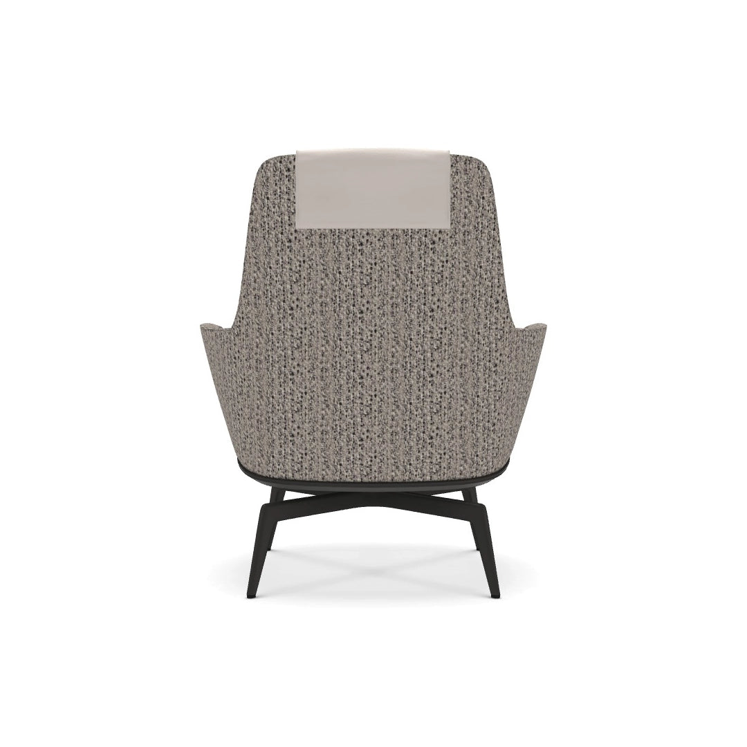 Caratos Swivel Armchair Including Headrest