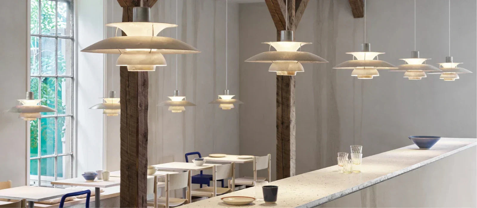 Flos lighting fixture in modern Dubai apartment