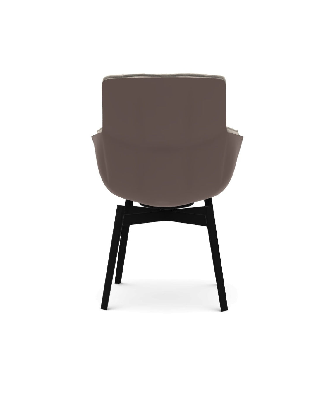 Husk Swivel Chair with Armrests