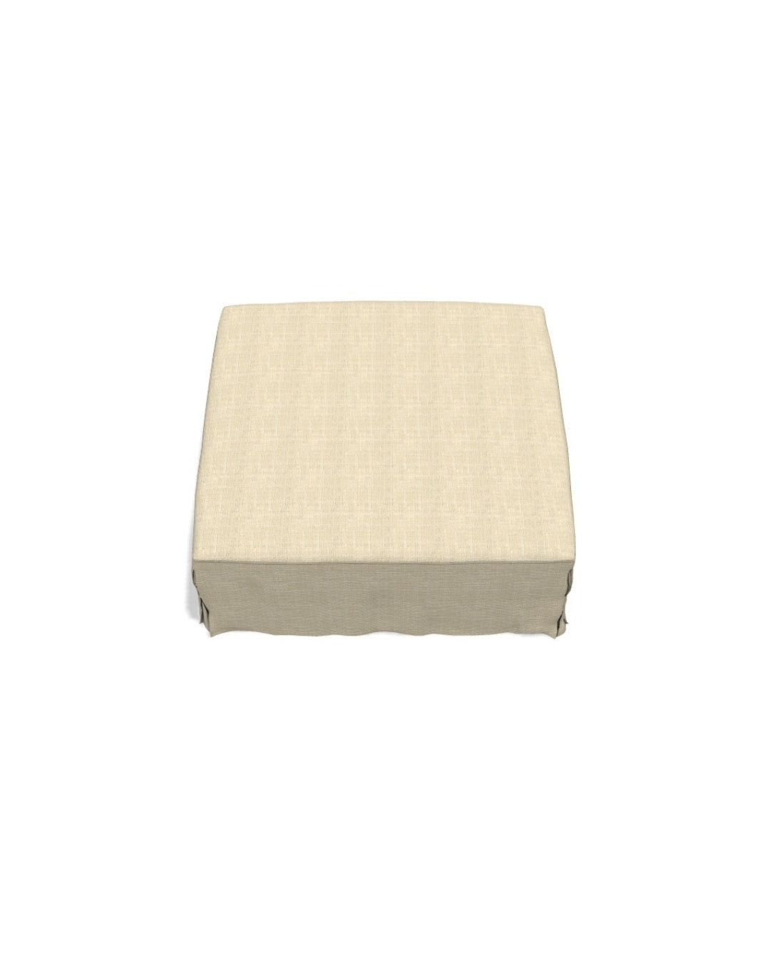 Atoll Ottoman with Slip Cover AT104PQF