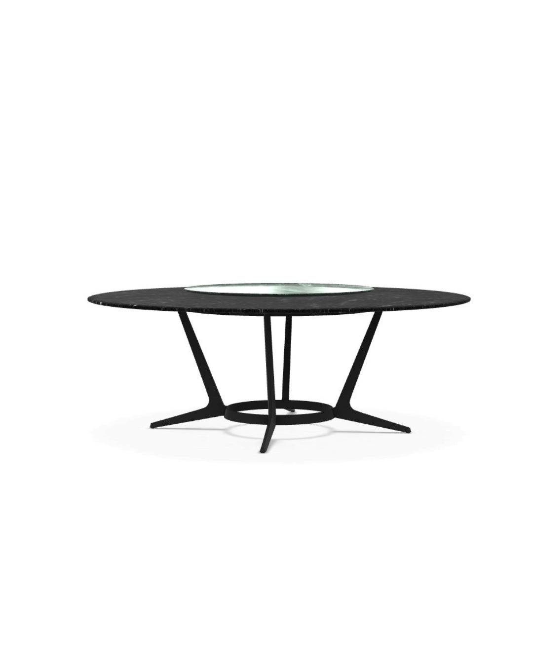 Astrum Round Table with Swivel Tray - Maxalto