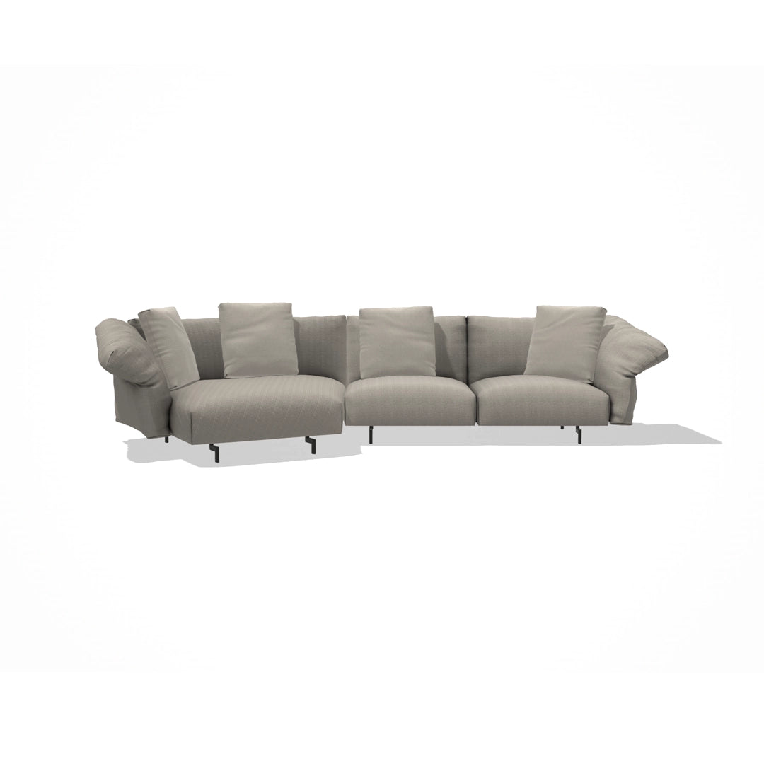 Dambo Sofa Left Chaise Longue, Right Terminal Element