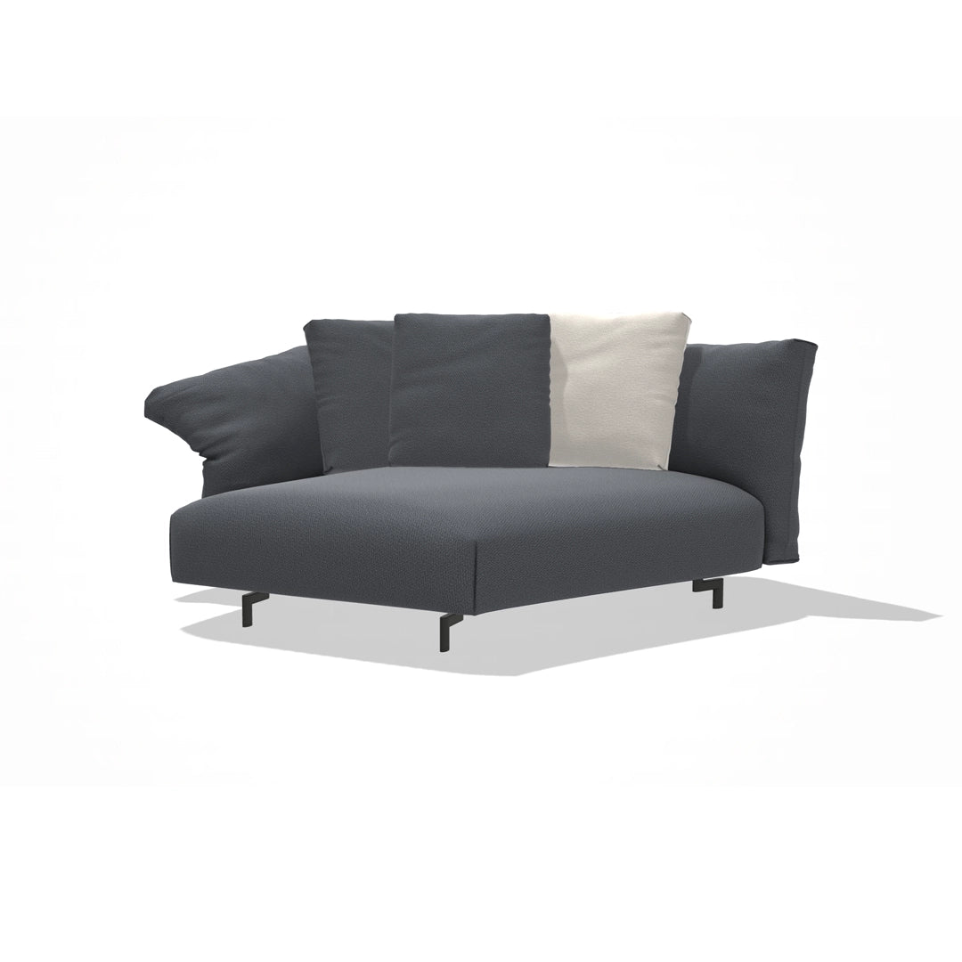 Dambo Sofa Chaise Lounge Left with 3 Extra Cushions