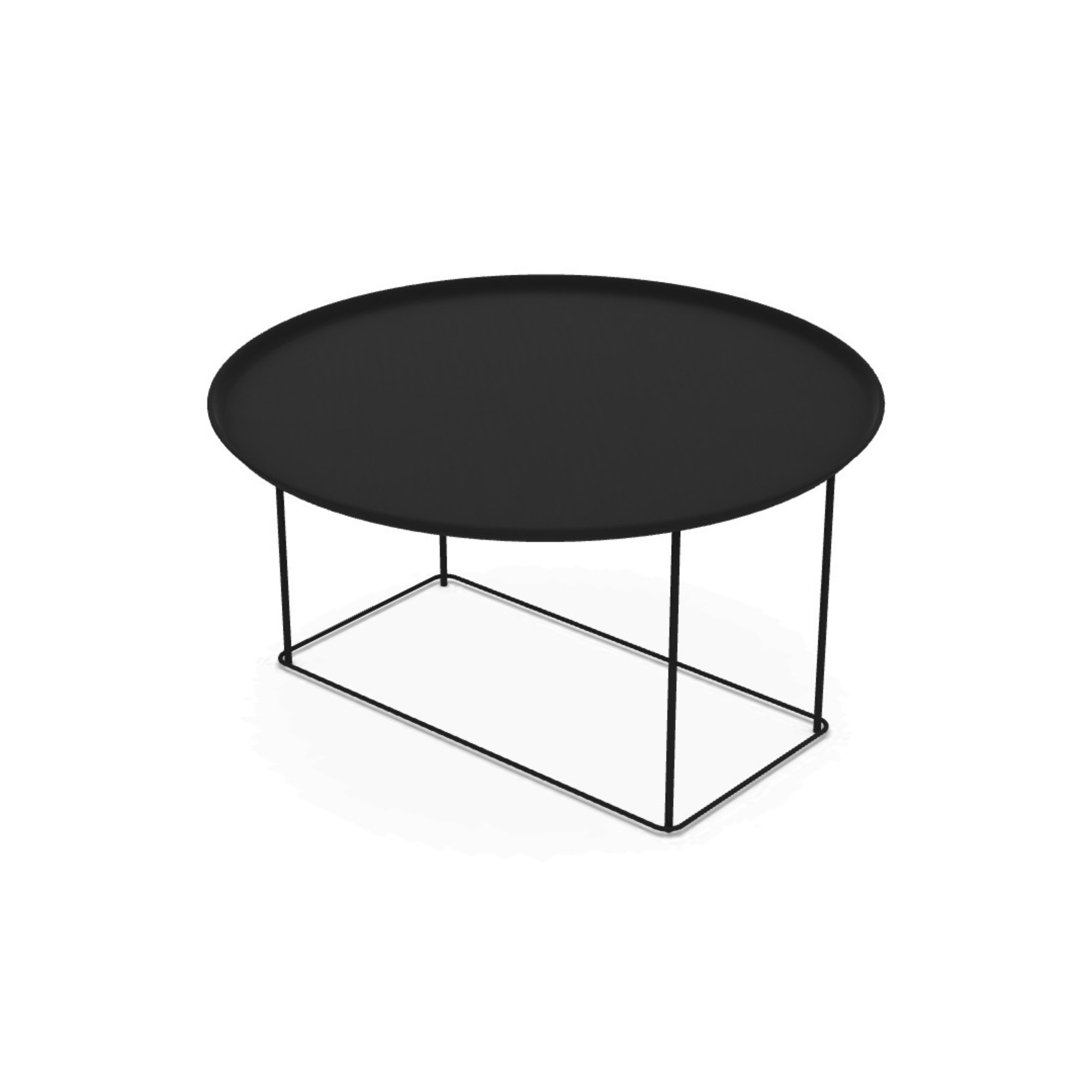 Fat-fat Small Table (Painted Frame)