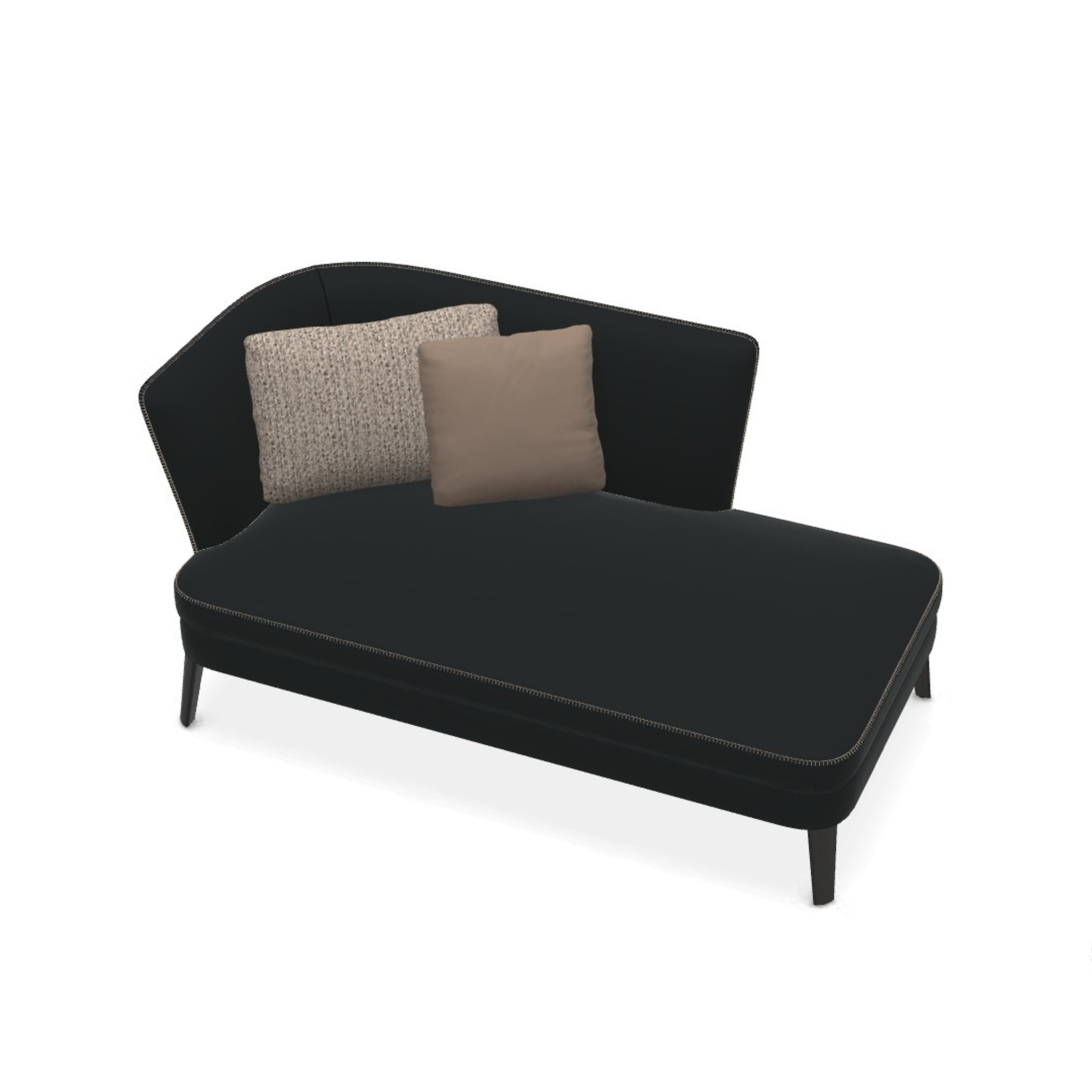 Febo Left Dormeuse including 1 Back Cushion