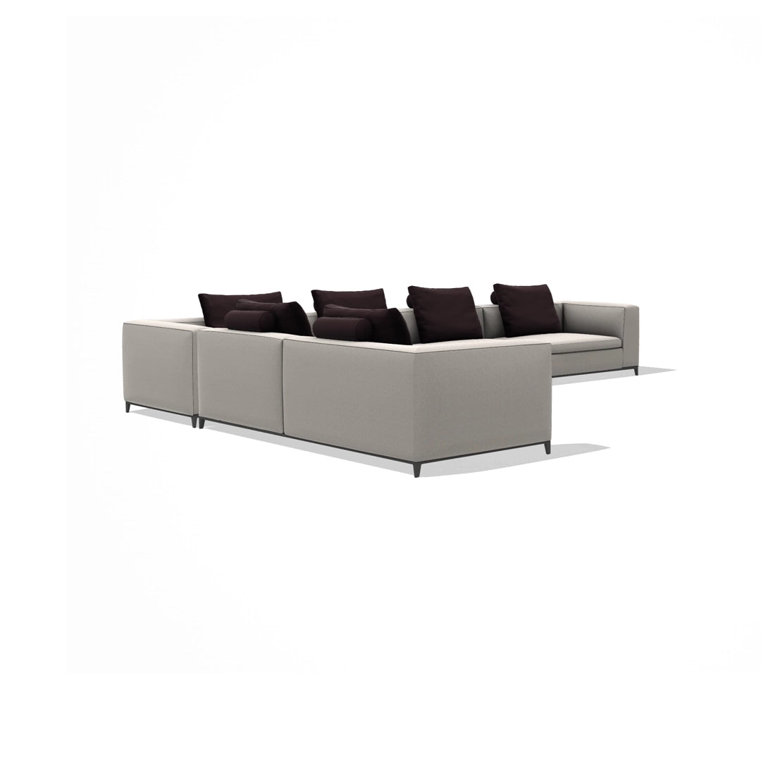 Michel Club L Shape Sofa,  2 Left Terminal Element, Right Terminal Element