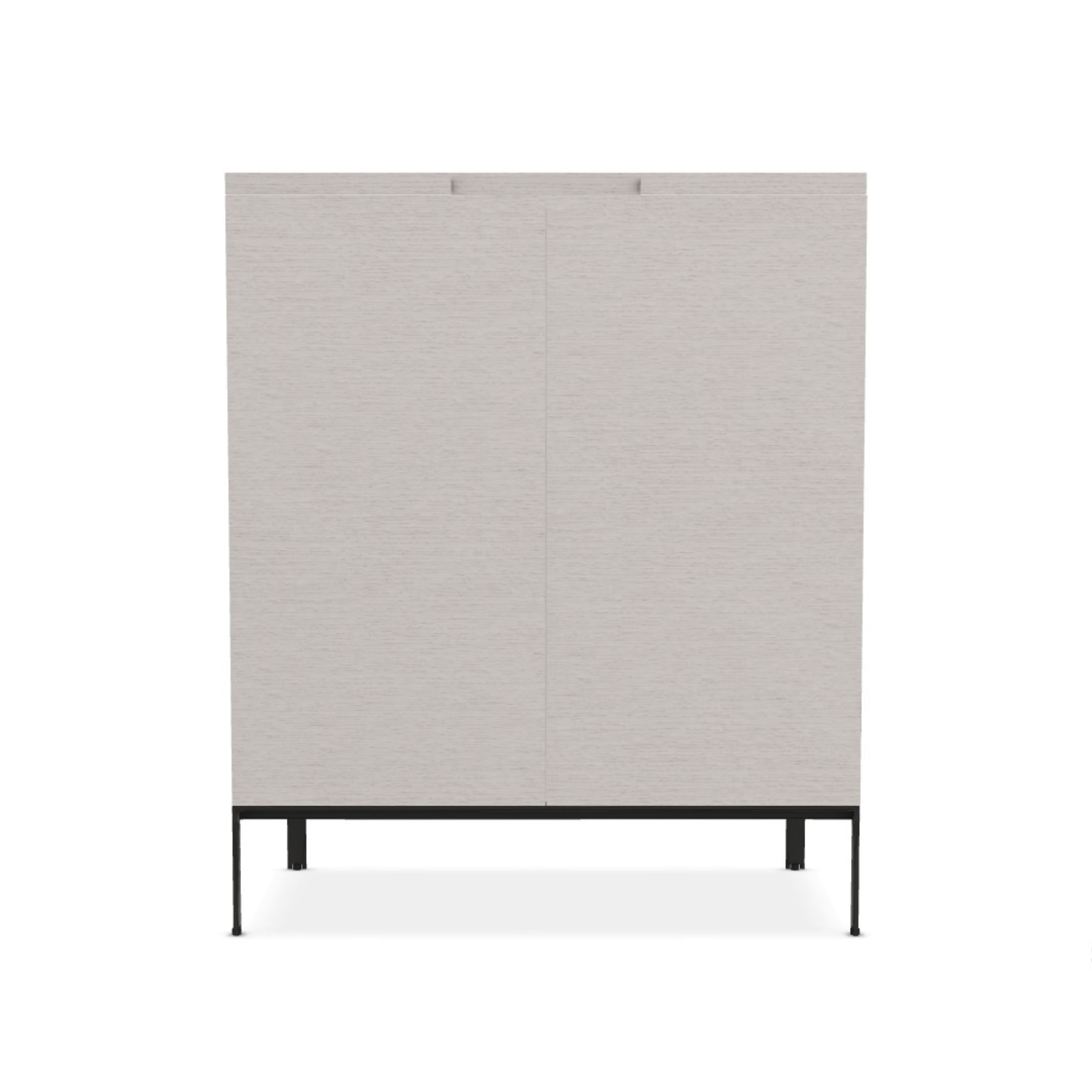Mida High storage Unit with 2 Hinged Doors (Painted Base-Frame)