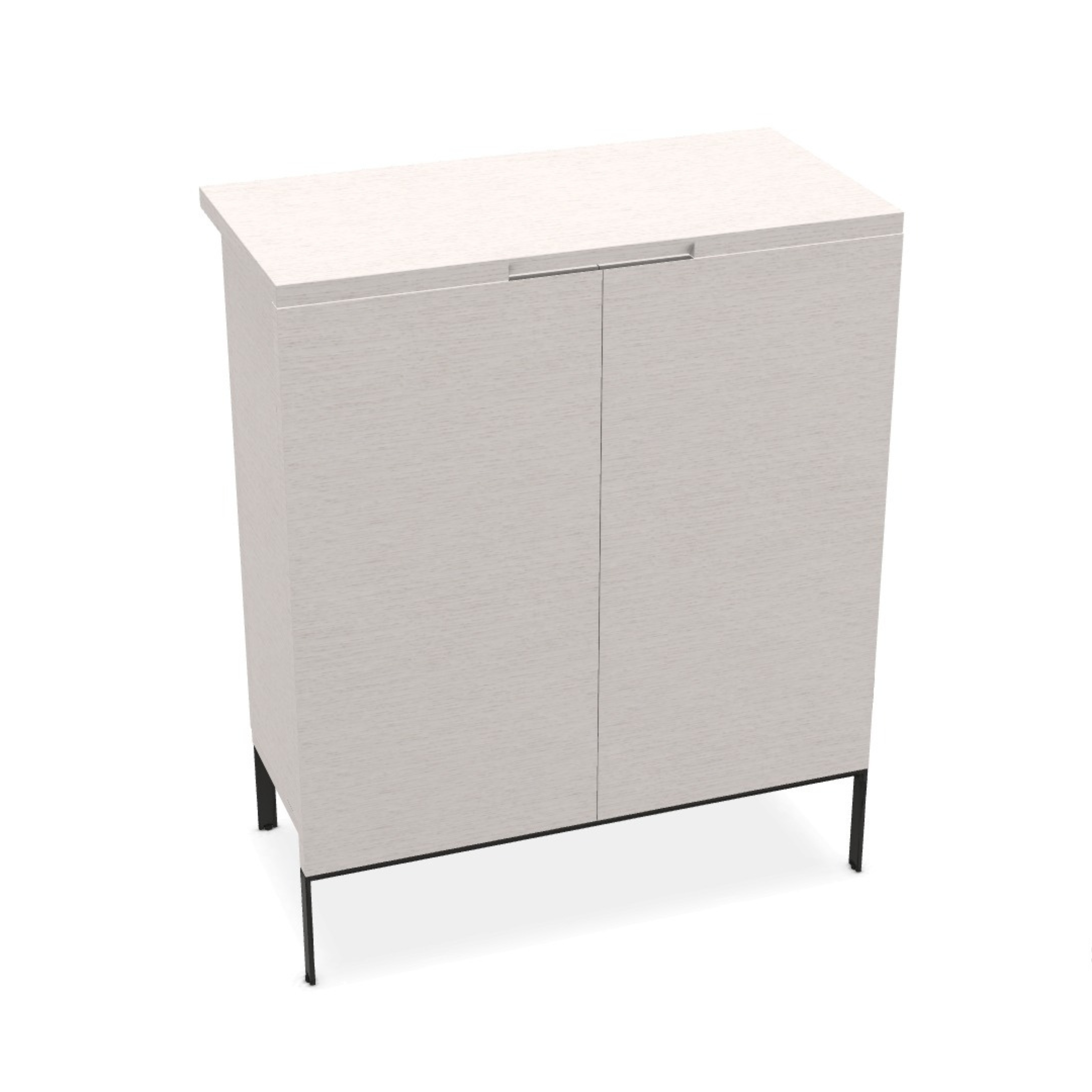 Mida High storage Unit with 2 Hinged Doors (Painted Base-Frame)