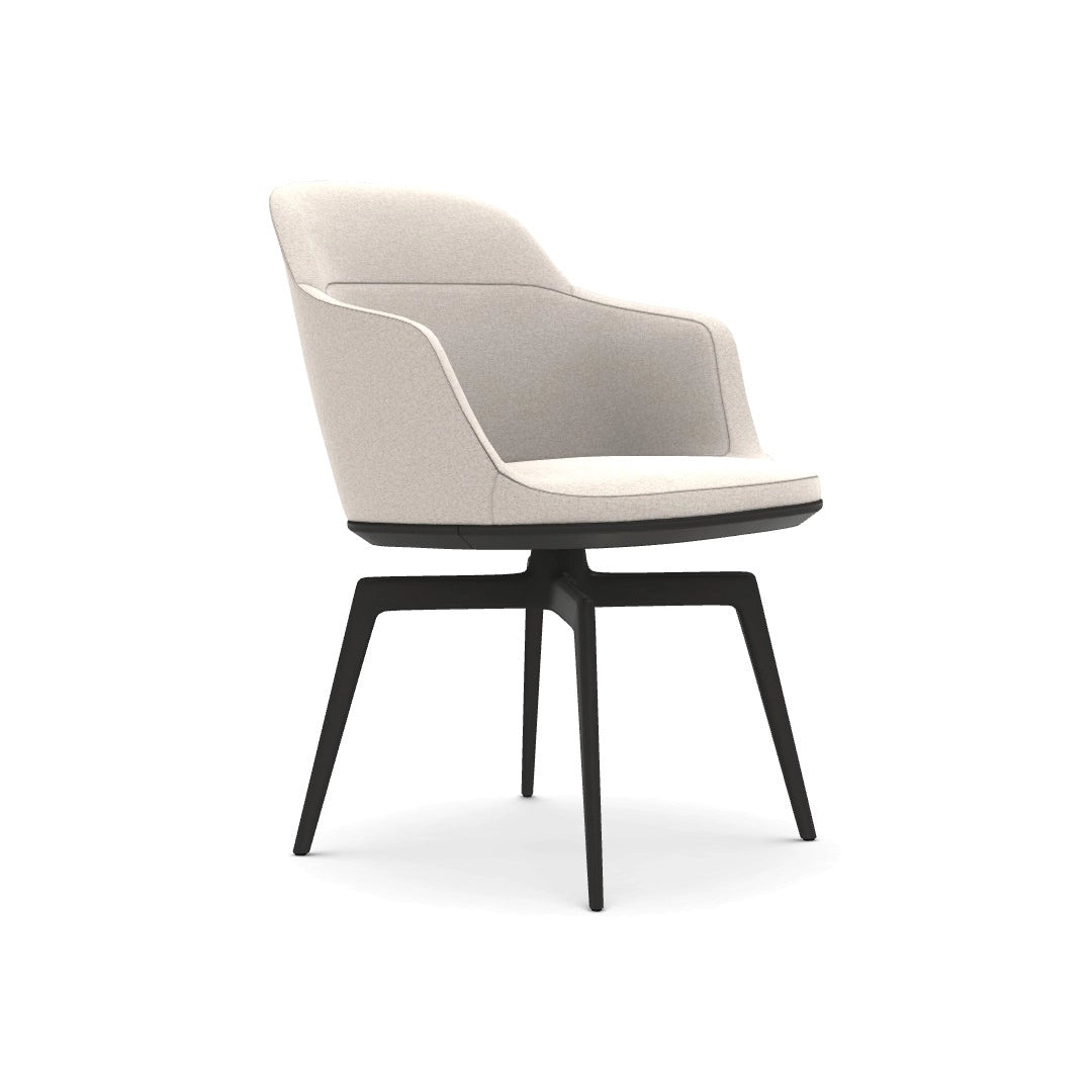 Caratos Swivel Chair with Armrests