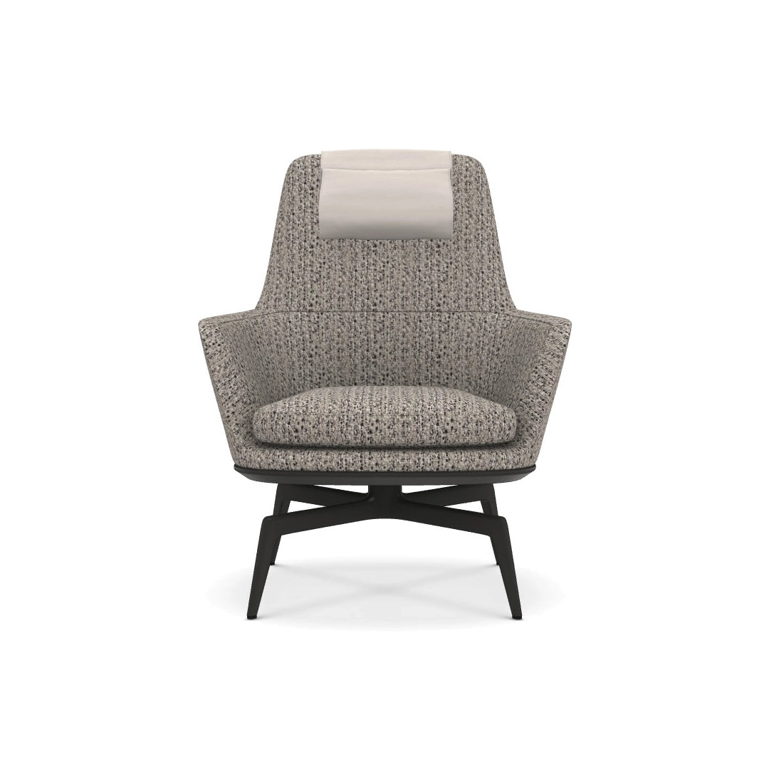 Caratos Swivel Armchair Including Headrest
