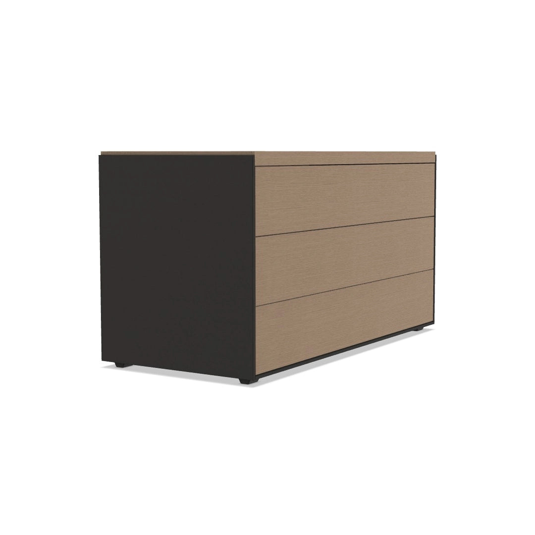 Surface Storage Unit with Section and Drawers - Right