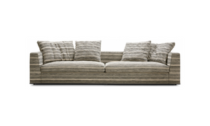 Otium soft sofa with qty 2 back cushions (90 x 60 cm) & qty 3 back cushions ( 60 x 60 cm) and qty 4 decorative cushions box style - Baituti Home