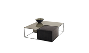 Paolo Piva: Area coffee table + pouf - Baituti Home