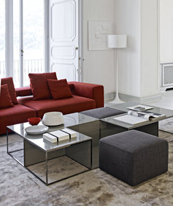 Paolo Piva: Area coffee table + pouf - Baituti Home