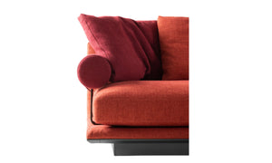Noonu Sofa including Qty 2 roller cushions with Back cushions Qty 3 (90 x 55 cm)  and Qty 7 (60 x 55 cm)